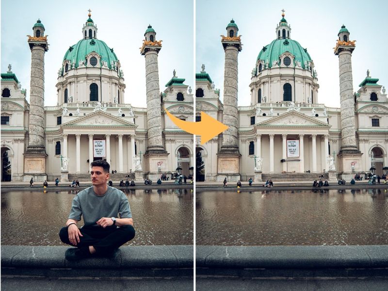 How to Remove a Tourist from Your Travel Photos (Step-By-Step Guide)