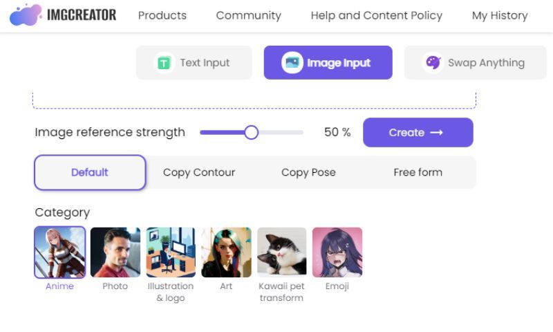 ImgCreator: Generate Text-based Images for Your Designs