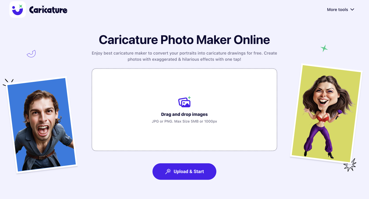 Adding a Personal Touch to Your Caricatures Beyond Templates with AI Caricature Maker