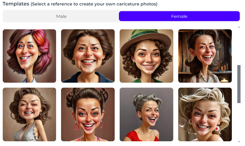 Adding a Personal Touch to Your Caricatures Beyond Templates with AI Caricature Maker