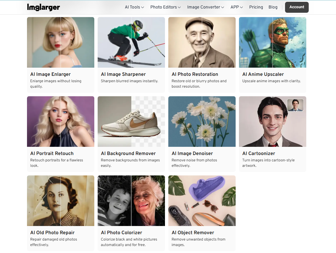 Enhance Your Portraits with Imglarger's AI Retouch Tool in Seconds