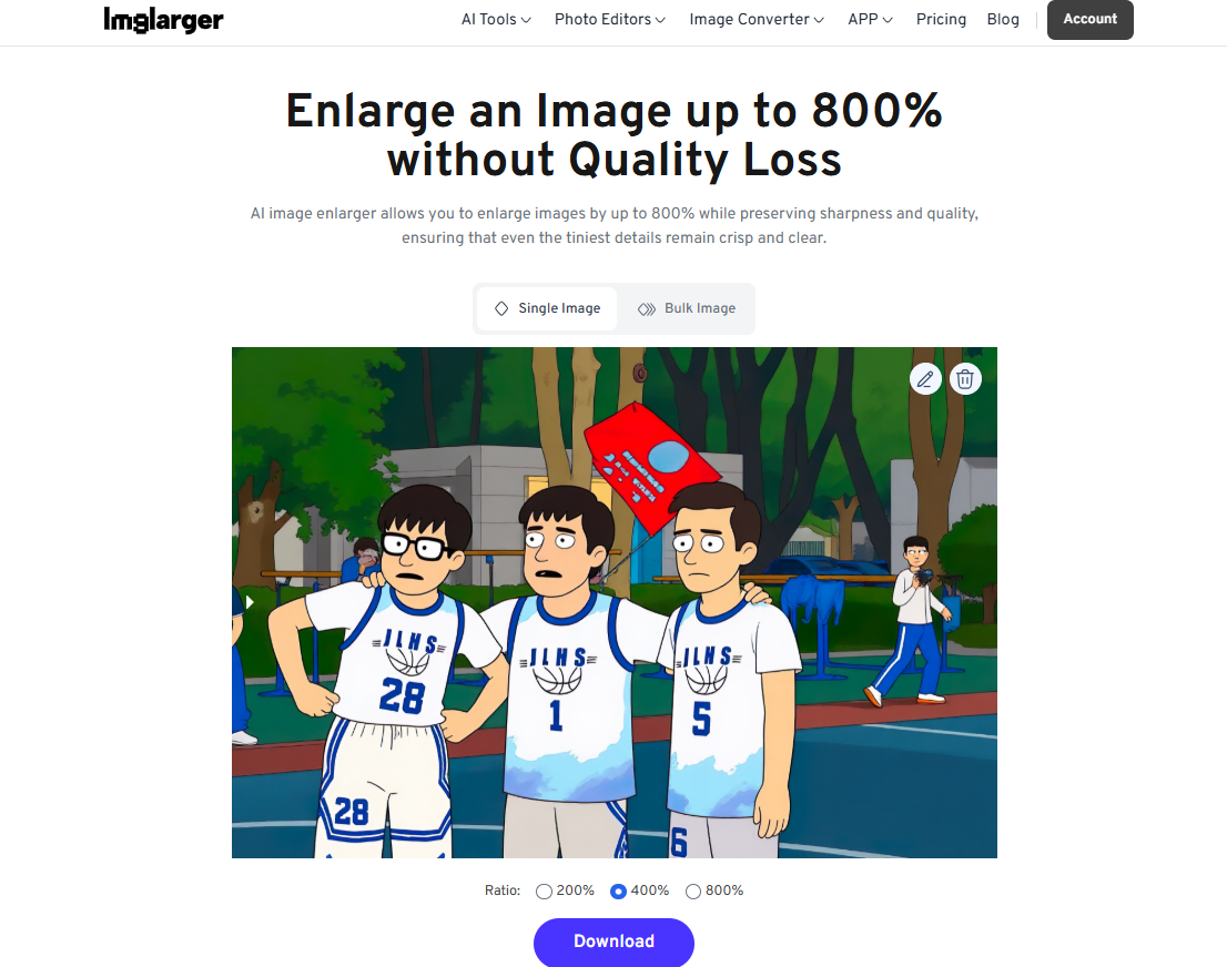 Boost Clarity in Your South Park Character Photos with AI Image Enlarger